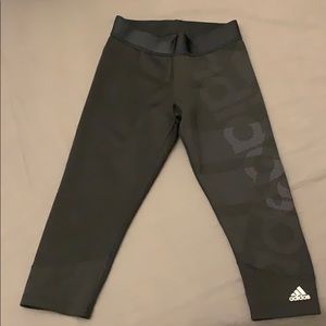 Adidas black training leggings